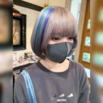 グレージュ&アクセントポイントカラー🤗♪